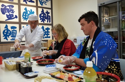 お寿司作り体験（大起水産「寿司セミナー」）